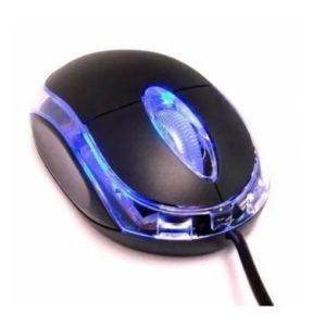 Mouse Óptico Com Led C/ Fio Pc